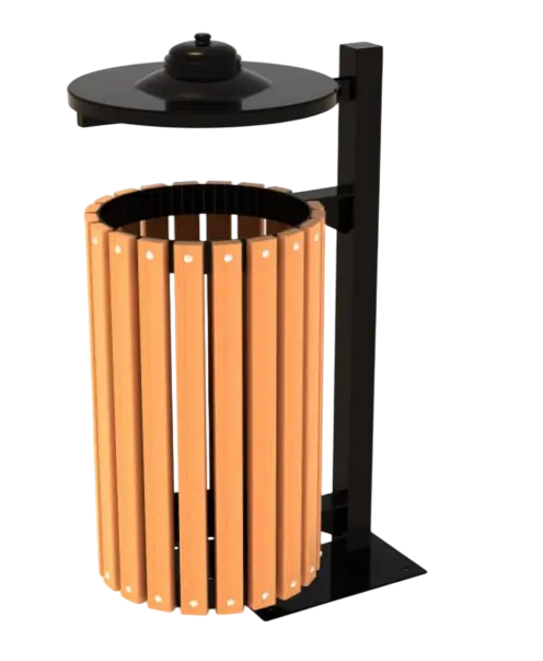Basurero Madera Pro