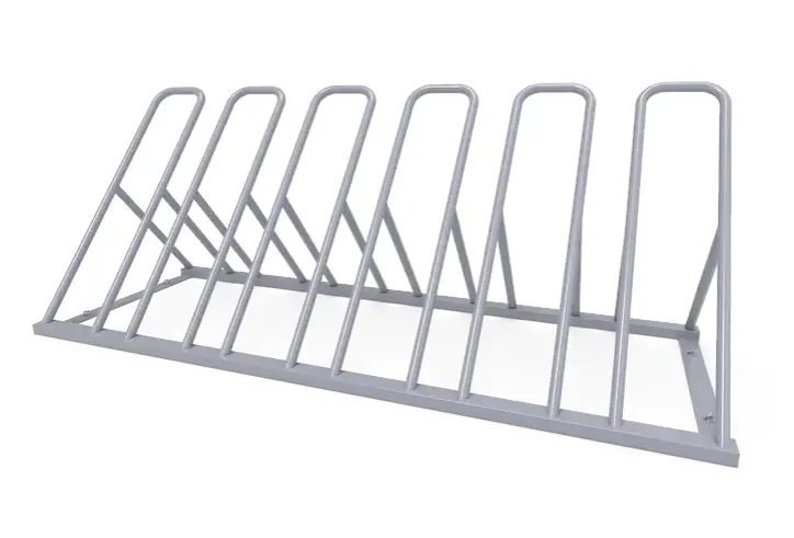  Bicicletero Rectángular 6 Espacios 