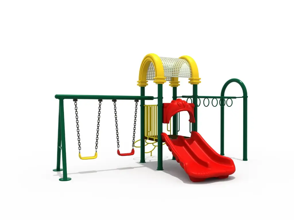 Juego Modular Torre con Columpios y Tobogán Doble