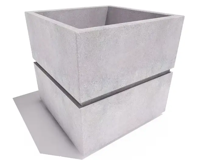 Jardinera Cuadrada 80 cm