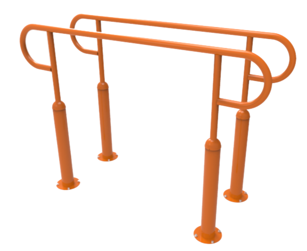 Barras paralelas tipo P