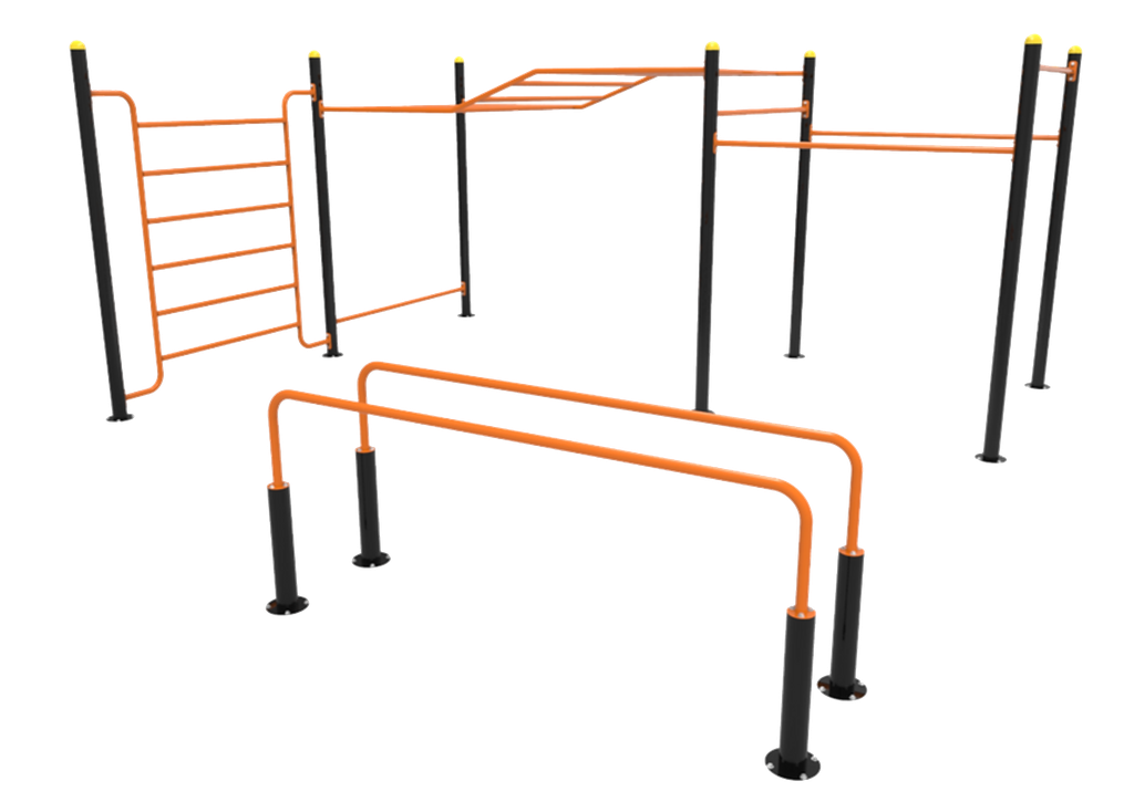 Circuito Trepador, Recorrido y Barras