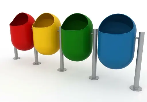 [MM0008] Estación Basurero Oval                                              