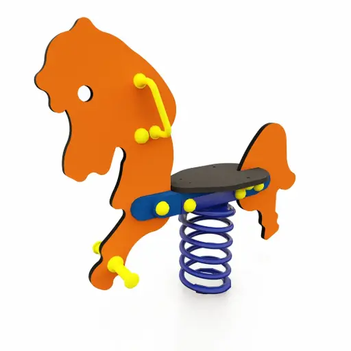 [JCres011] Juego Infantil Resorte Caballito 