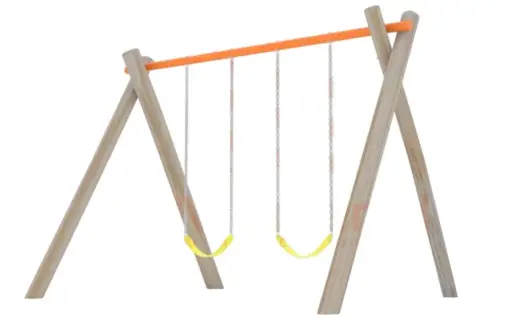 [JMADcol2] Columpio de Madera Doble