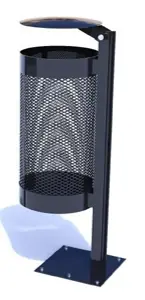 [MM00120] Basurero Tipo Prima Metálico