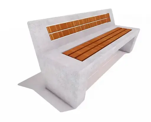 [HORESC05] Escaño de Hormigon y Madera