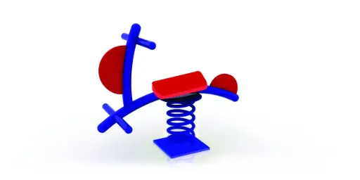 [JCres04] Juego Infantil Resorte Caballito 